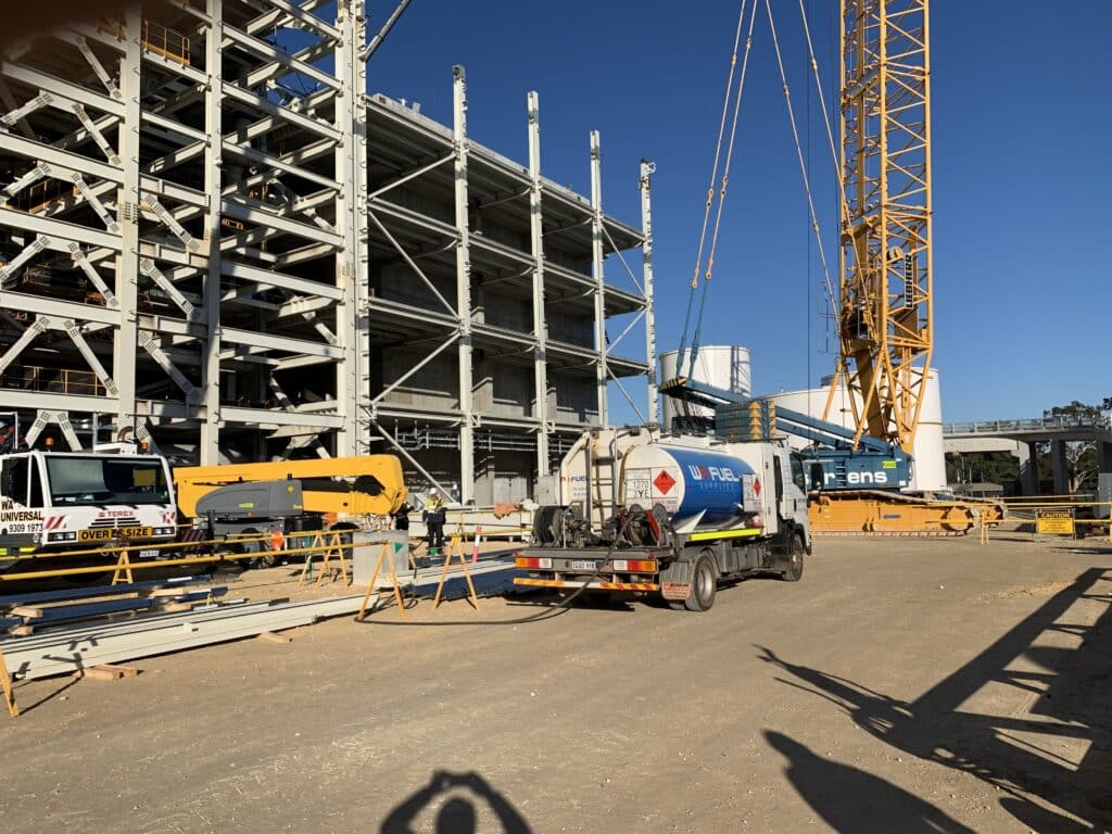 on-site fuel truck